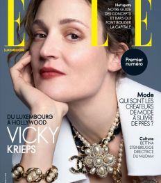 Vicky Krieps en couverture du tout premier numéro de ELLE Luxembourg